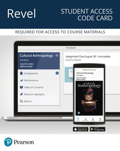 Revel Access Code for Cultural Anthropology