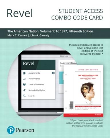 Revel + Print Combo Access Code for American Nation, The