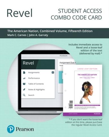 Revel + Print Combo Access Code for American Nation, The