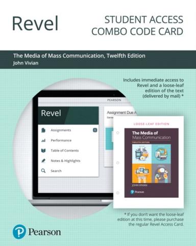 Revel + Print Combo Access Code for Media of Mass Communication, The
