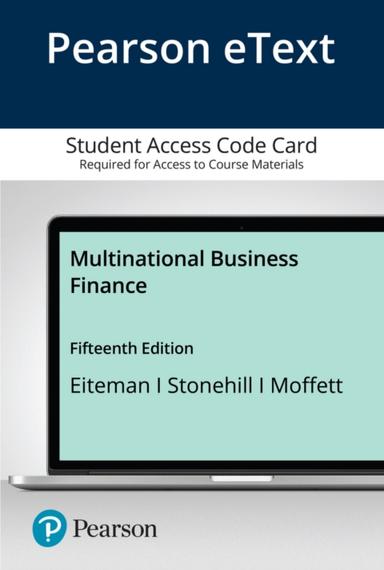 Multinational Business Finance