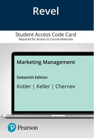 Revel Access Code for Marketing Management
