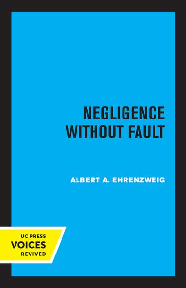 Negligence Without Fault