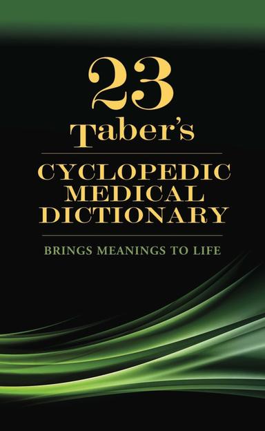 Taber's Cyclopedic Medical Dictionary