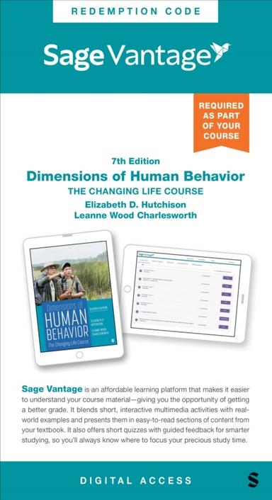 Sage Vantage: Dimensions of Human Behavior: The Changing Life Course