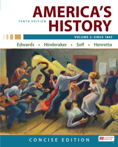America's History: Concise Edition, Volume 2
