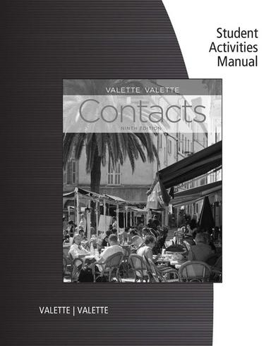 Contacts: Langue et culture françaises