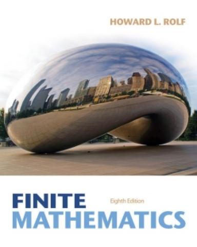 WebAssign for Rolf's Finite Mathematics