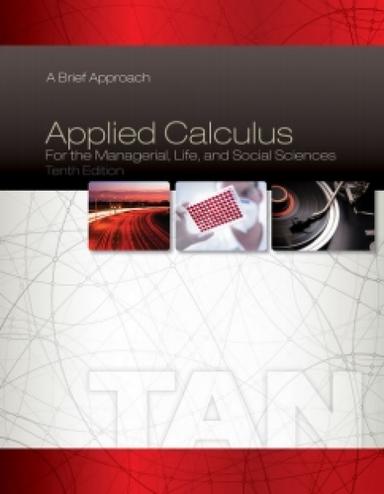 WebAssign for Tan's Applied Calculus for the Managerial, Life, and Social Sciences: A Brief Approach