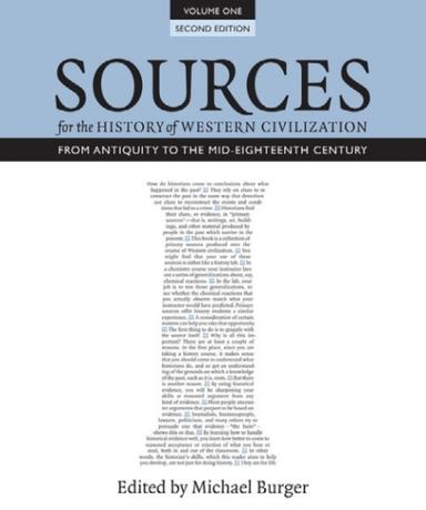Sources for the History of Western Civilization, Volume I