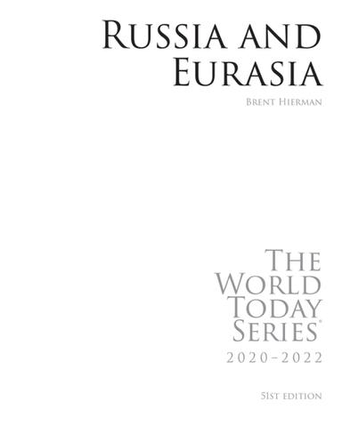 Russia and Eurasia 2020–2022