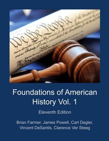 Foundations in American History Volume 1