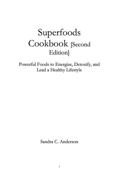 Superfoods Cookbook