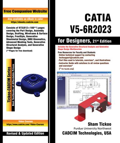 CATIA V5-6R2023 for Designers, 21st Edition