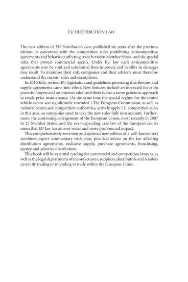 EU Distribution Law