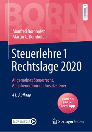Steuerlehre 1 Rechtslage 2020