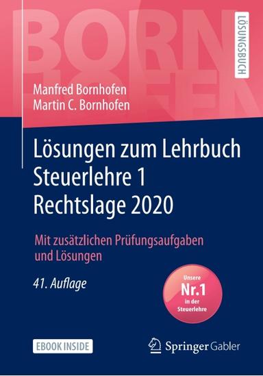 Lösungen zum Lehrbuch Steuerlehre 1 Rechtslage 2020