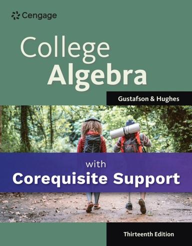 WebAssign with Corequisite Support for Gustafson/Hughes' College Algebra, Single-Term Instant Access