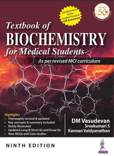 Textbook of Biochemistry for Medical Students